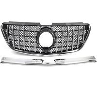 Parrilla frontal para riñones Parrilla delantera para Benz W447 Metris para Vito 2016(Prata)