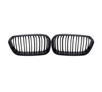 Parrilla Frontal Para Serie 1 F20 F21 2015-2019 Rejilla De Carreras Parachoques Delantero Estilo Doble Línea Parrillas Superiores Negras Parrilla De Coche(Double-Matte Black)