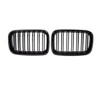 Parrilla Frontal Para Serie 3 Para E36 1992-1996 Rejilla Parachoques Delantero Estilo Línea Única Parrillas Carreras Superiores Negras Doble Brillo Rejilla Parachoques Delante(Double-Glossy Black)