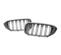 Parrilla Frontal Para Serie 5 G30 Pre-facelift 2017-2020 Racing Grill 525 530 540 Rejilla Frontal De Carbono Cromada Riñón Rejilla Frontal(Matte Black)