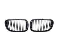 Parrilla Frontal Para Serie 7 G11 G12 2016-2018 Estilo De Doble Línea Parrillas Carreras Superiores Negras Parrilla Delantera Coche Brillante Parrilla De Coche(Double-Matte Black)
