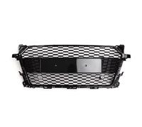 Parrilla Frontal Para TT Para TTS Para 8S 2015-2018 Frente Para Deporte Hex Capó Tipo Panal Parrilla Negro Brillante Para Estilo De Coche TTRS Rejilla Parachoques Delante(Black Frame-2)
