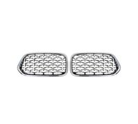 Parrilla Frontal Para X2 F39 2018 2019 2020 2021 Rejillas Delanteras De Malla Coche Con Apariencia Fibra Carbono Reemplazo Rejilla Doble Línea