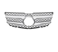 Parrilla frontal Parrilla Delantera Estilo Diamante Negro Cromado Para Benz GLK-Class X204 (2013-2015) GLK250 GLK300 Y GLK350 Rejilla De Radiador(FC-Chrome Silver)