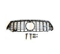 Parrilla frontal Parrilla Delantera Para Benz Clase A W177 A180 A200 A220 A250 A280 A35 AMG 2023-2024, Rejilla De Malla Para Parachoques Superior De Coche, Estilo GT Rejillas frontales radiador(Negro)