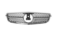 Parrilla frontal Parrilla Estilo GTR En Negro Brillante Para Benz Clase C W204 (2008-2014) Modelos C180 C200 C350 S204. Delantera AMG Rejilla De Radiador(AMG-Chrome Black)