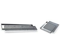 Parrilla galvanizada con marco - 100 cm x 40 cm