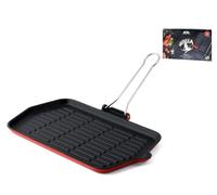 Parrilla Hierro Fundido Inoxidable Modelo Dietella Con Fondo En Pulimento De CM