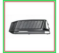 Parrilla Izquierda Parachoques Negro-Con Moldeo Negro Brillante Audi-A4 (B9) ...