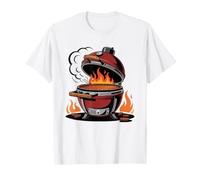 Parrilla Kamado Huevo Ceramico BBQ Al Carbon Ilustracion Camiseta
