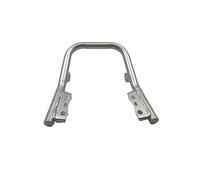 Parrilla Moto para Tricker XG 250 XG250 Portaequipajes para Motocicleta Empuñadura De Pasajero Empuñadura De Mano Reposabrazos Soporte De Sillín De Carga(Plata)