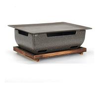 Parrilla multifuncional de hierro fundido con sartenes antiadherentes, perfecta para cocinar de mesa de estilo coreano, ideal para uso doméstico y comercial