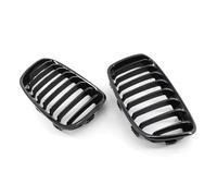 Parrilla Negro riñones Negra Serie Para BMW Serie 1 F20 F21 1 Par Parrilla De Parachoques Delantero Tipo Riñón De Repuesto