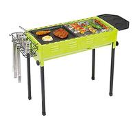 Parrilla para barbacoa, Juego completo de herramientas extraíbles for pinchos prácticos, parrilla galvanizada for resistir la oxidación