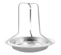 Parrilla Para Barbacoa, Versatilidad De Sabor Liberada, 19,5 Cm X 17 Cm, Rejilla Para Cocinar Pollo, Rejilla Para De Acero Inoxidable, Lista Para Actividades De Acampada, Para Acampar En El Patio