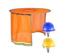 Parrilla para casco de astillero Protección UV Cómodo Ajustable | Protección solar y nuca para casco para astilleros trabajos viales techos pintura Obras públicas calor verano trabajo
