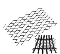 Parrilla para estufa de leña, rejilla para 9,8 x 16,1 pulgadas, rejillas para fuego, soporte de leña | Soportes elevados para una mejor circulación del aire y una combustión y