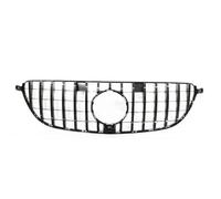 Parrilla Para Mercedes Para Benz W217 S63 Para AMG GT 2015-2017 Parrilla Delantera Del Coche Parachoques Rejilla Malla Rejilla Delantera Riñón(Black)