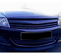 Parrilla para Opel Astra H 3 Puertas GTC TwinTop VXR Tuning sin emblema 05-