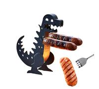 Parrilla para Perritos Calientes, Asador Portátil De Salchichas Cómicas, Brochetas De Barbacoa Reutilizables Cocina Exterior Picnic Camping Fiestas