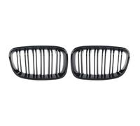 Parrilla Parachoques Delantero Para BMW Serie 1 F20 F21 125i 118i 116i 125b 2010-2014 Rejilla Delantera Tipo Riñón Rejillas Del Capó Color Fibra De Carbono(Gloss black)