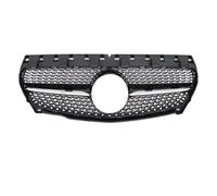 Parrilla Parachoques Delantero Para Mercedes C117 W117 Para Benz Para CLA 2013-2019 Tuning Facelift Parachoques Delantero Rejilla Entrada GT(DiamondBlack)