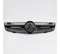 Parrilla Parachoques Delantero Para Mercedes Para Benz Clase CLS W219 CLS350 CLS500 CLS550 CLS55 CLS63 Para AMG 2005-2008 Parrillas Estilo Diamantes Parrilla Delantera(Negro)