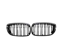 Parrilla Parachoques Delantero Parrilla Riñón Delantera Doble Listón Para E46 Coupé 2 Puertas Para Cabriolet 2003-2006 Color Negro Brillante 1 Par