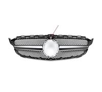 Parrilla Parachoques Delantero Rejilla Delantera Y Parachoques Para Mercedes Para Benz W205 C S205 C205 C260 C250 C180 C200 C300 Sport Tuning (renovación) Para AMG(Silver4)
