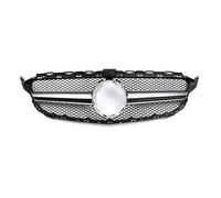 Parrilla Parachoques Delantero Rejilla Delantera Y Parachoques Para Mercedes Para Benz W205 C S205 C205 C260 C250 C180 C200 C300 Sport Tuning (renovación) Para AMG(Silver1)