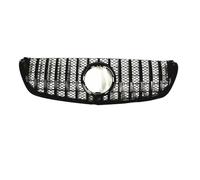 Parrilla Parachoques Parrilla Delantera Carreras Para Benz W447 Clase V V250 V260 2016-2021 Estilo GT R Rejilla Malla Capó Parachoques Plateado Negro Parts Parrilla Delantera(Black)