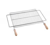 parrilla - parrilla extensible de acero inoxidable, 2x5 cm, medidas 700x400 mm, ideal para asados, resistente y fácil de limpiar.