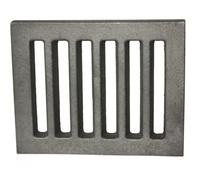 Parrilla plana de hierro fundido, rectangular, 20 mm de grosor de material, 215 x 165 mm (ancho x profundidad)