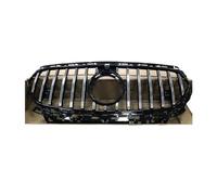 Parrilla plateada y negra de malla frontal ABS compatible con Benz Clase E W214 2024