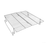 Parrilla plegable de acero inoxidable para uso al aire libre, ligera y fácil de transportar para camping y picnic