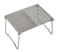Parrilla plegable para fogata, mesa portátil para acampar, patas plegables, ligeras y compactas, 33x24cm, 13x9,4 pulgadas, para barbacoa al aire, senderismo (1)