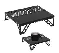 Parrilla Plegable Para Fuego Abierto - Plataforma de Parrilla Portátil de Aleación de Aluminio para Exteriores - Parrilla Compacta Parrilla Rejilla Para Senderismo Patio Picnic Backyard Barbacoa