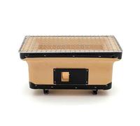 Parrilla portátil de carbón de arcilla japonesa, horno de barbacoa al aire libre para auténtica cocina coreana (005)