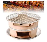 Parrilla portátil de carbón de mesa, estufa multifuncional para cocinar en interiores y exteriores, ideal para acampar y reuniones