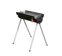 Parrilla portátil de carbón para barbacoa, estante plegable ideal para acampar y uso al aire libre, compacta y fácil de transportar