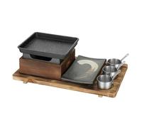 Parrilla portátil de carbón vegetal - Horno de alcohol y estufa para comedor interior, cocina de camping, barbacoa de estilo coreano japonés