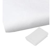 Parrilla protectora de tela estéreo de algodón para altavoces que proporciona una decoración para frecuencias de elementos y graves diseñada para un uso duradero con una durabilidad adecuada (blanco)