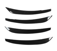 Parrilla radiador 4 Unids/set De Paneles Rejilla Estilo Fibra Carbono ABS Para Parachoques Delantero Coche Para Mercedes Para Benz CLA C118 W118 2020 Rejillas delanteras