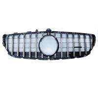 Parrilla radiador C218 Grille GTR Style Parrilla De Capó Malla Frontal Para Mercedes CLS CLASE W218 2014-2018 Plata Rejillas Luz Antiniebla