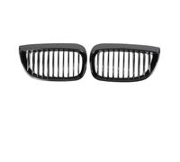 Parrilla radiador Para BMW Serie 1 E81 E87 2004-2011 Cubierta Parrillas Negras Brillantes Parachoques Delantero Inferior Rejilla 128I 130I 135I Rejillas Luz Antiniebla(Single Gloss BK04-06)