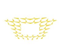 Parrilla Radiador Para Hyundai Para Elantra 2021 Rejilla | Cubierta Rejilla Pegatina Parachoques Delantero Malla Ventilación Embellecedor Decorativo Tira Productos(Amarillo)