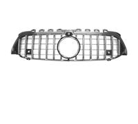 Parrilla Radiador Para Mercedes Para Benz Para Clase A W177 A180 A200 A220 A250 A35 Para AMG 2019-2022 Estilo GT Parachoques Delantero Negro Racing Parrilla De Coche(G-Silver A)