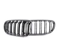 Parrilla Radiador Para Serie 3 E90 E91 LCI 2009-2012 Rejilla De Impresión Fibra Carbono Parrilla Riñón Negro Brillante Cromo Plata Doble Listón Parrilla De Coche(Carbon Print)