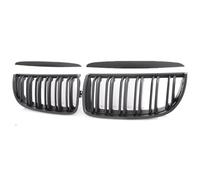 Parrilla Radiador Para Serie 3 E90 E91 Pre-Facelift 2005-2008 320i 330 Parrilla Frontal De Riñón Fibra Carbono Cromo Brillo Rejilla Negra Mate Parrilla De Coche(Matte Black)