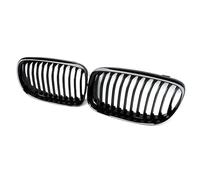 Parrilla radiador Parrilla Parachoques Delantero Coche ABS Para E90 LCI 3 Series 320i 325i 328i 330i 2008-2011 Fibra Carbono Rejilla Frontal Riñón rejilla toma Air inferior(Single Slats ABS)